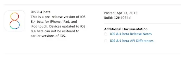 iOS 8.4 disponible en bêta avec une app "Musique" revisitée