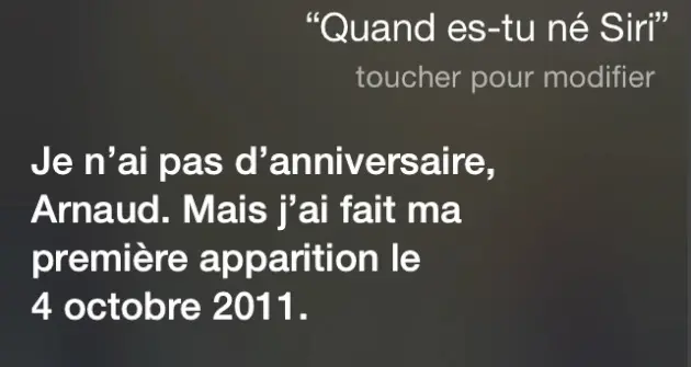 Siri fête ses deux ans