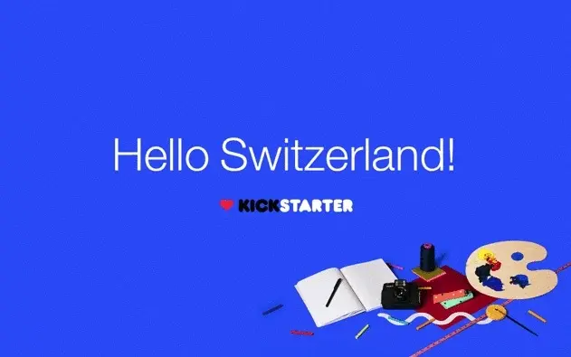 Kickstarter débarque en Suisse, en Belgique, en Italie et au Luxembourg