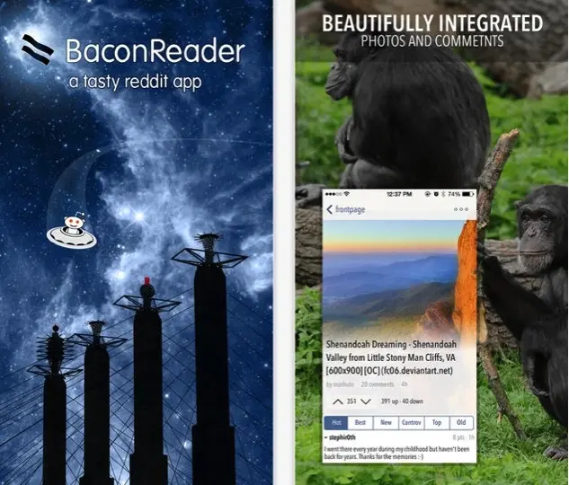 BaconReader, le célèbre client Reddit débarque sur iPhone