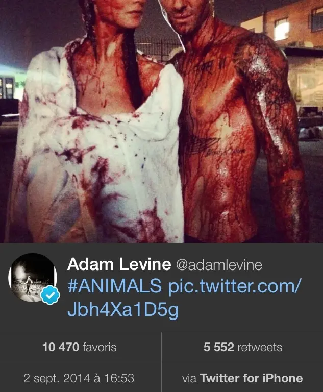 #Oops : Adam Levine est porte-parole de Samsung mais utilise un iPhone