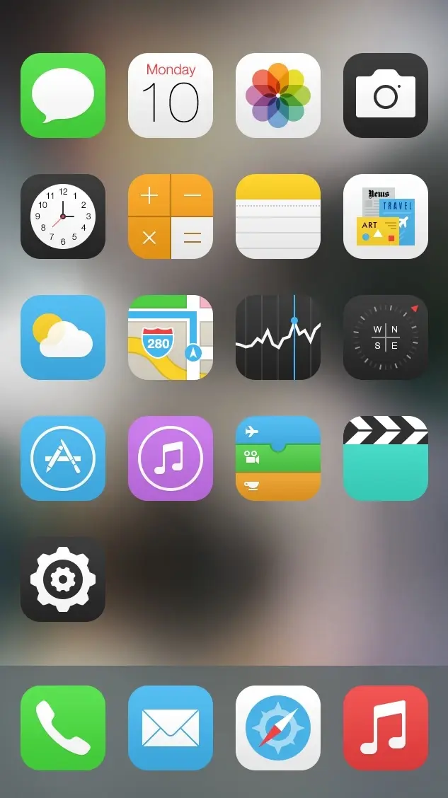 Ces designers, pas convaincus par iOS 7, qui le "redessinent" (+ images)