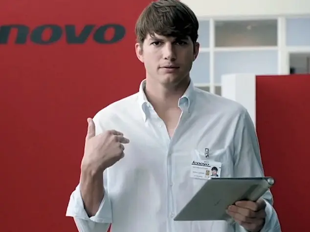 Après avoir incarné Jobs, Ashton Kutcher va lancer des smartphones chez Lenovo