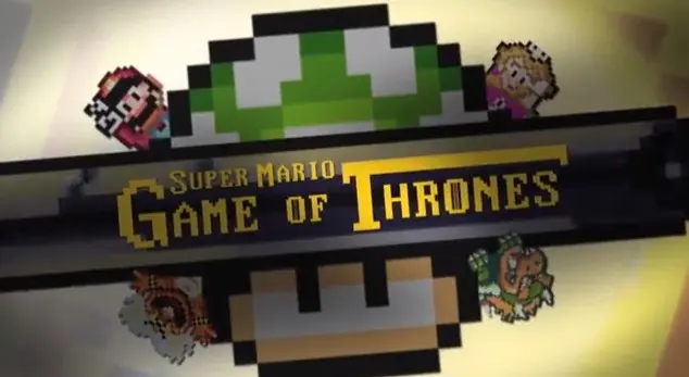 Une parodie façon Super Mario du générique de la série Game Of Thrones