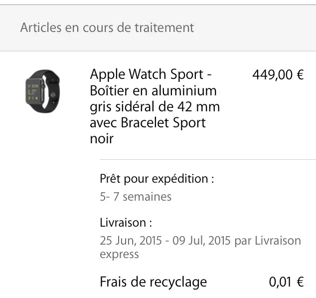 Apple Watch : les délais à nouveau revus à la baisse (et toujours du monde chez Colette)