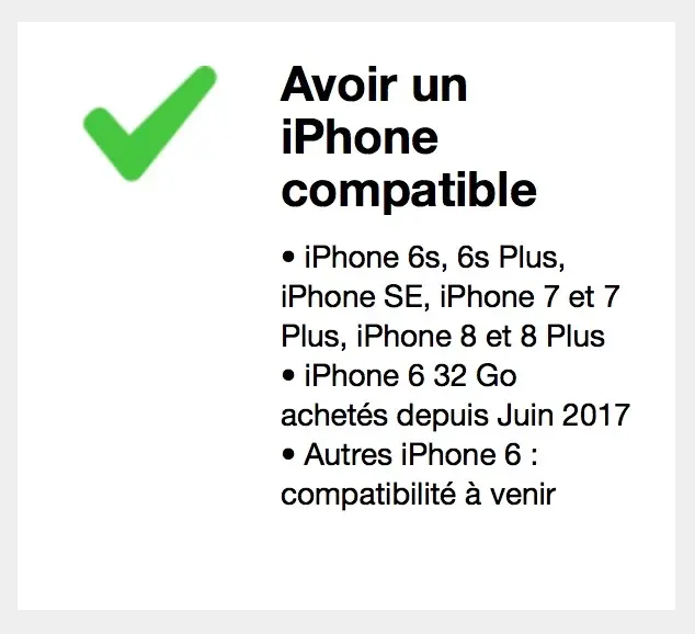 Apple Watch Series 3 : Orange allonge la liste des iPhone compatibles