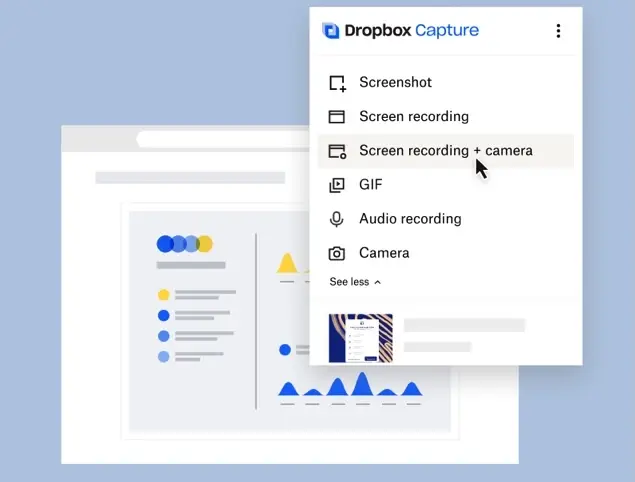 Dropbox propose un outil pour enregistrer l'écran du Mac et faciliter le télétravail