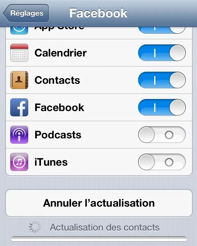 Facebook arrête de synchroniser les contacts "sans intérêt" sur iOS