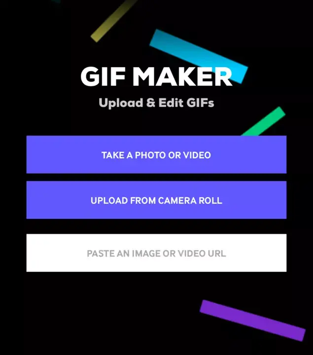 Giphy fabrique des GIF dans les navigateurs mobiles