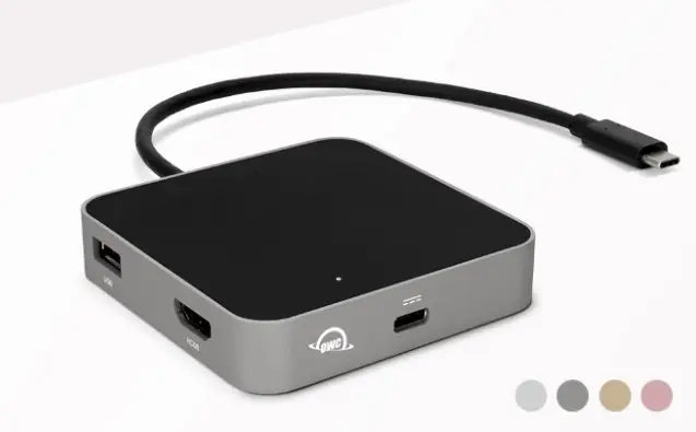 Un (gros) dock de voyage chez OWC : USB-C TRAVEL DOCK