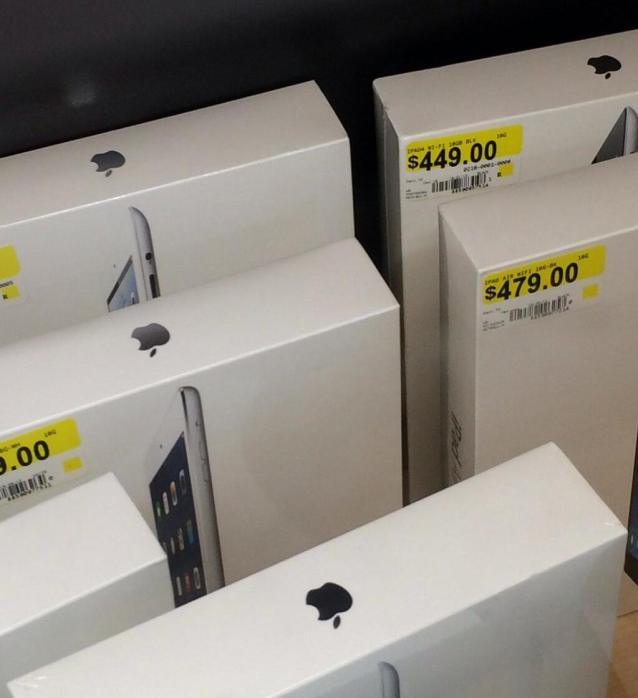 De nombreux iPad air en stock, prêts pour demain