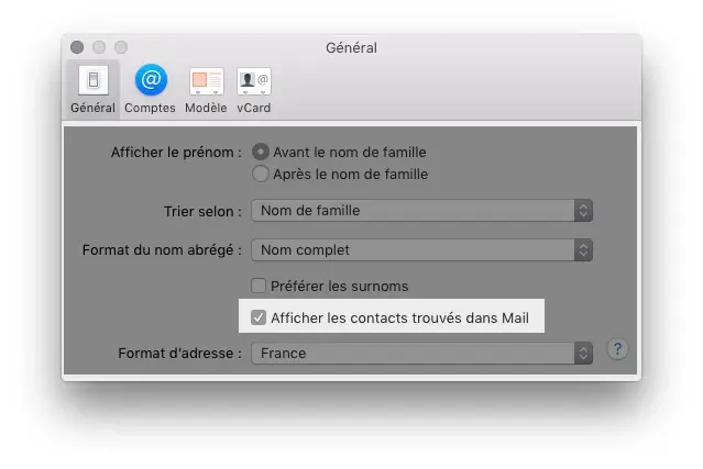 Astuce : comment désactiver la détection automatique des contacts dans Mail (iPhone / OS X) ?