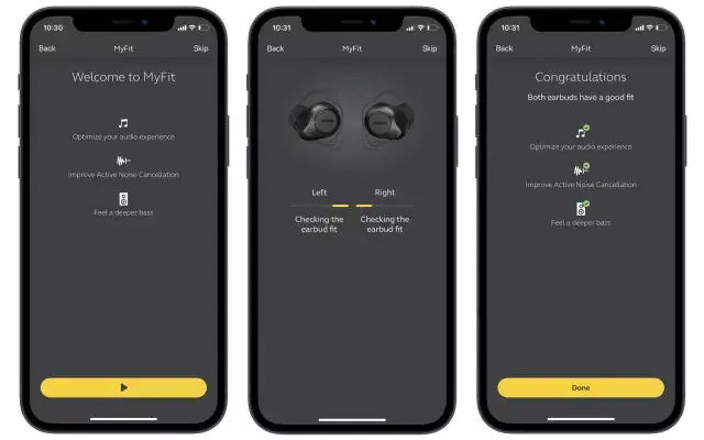 Jabra ajoute un test d'ajustement pour les écouteurs Elite 85t via l'App dédiée