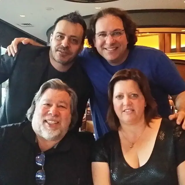 La photo du jour : Magic Woz dine avec Kevin Mitnick et Tolga Katas