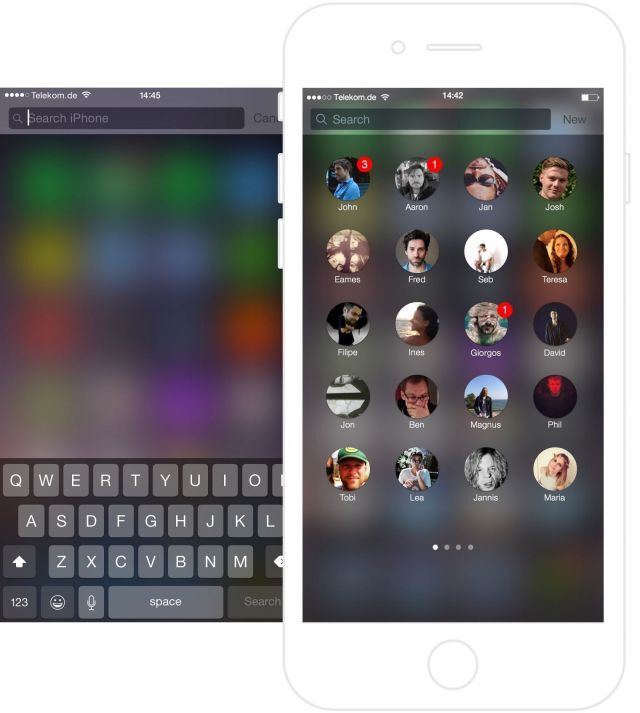 Une piste pour rafraichir l'app Contacts sur iOS