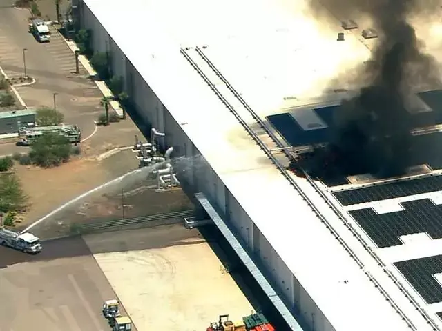 Un incendie à l'usine d'Apple à Mesa