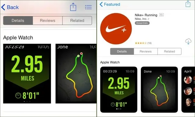 L'App Store soigne la présentation des apps compatibles avec l'Apple Watch