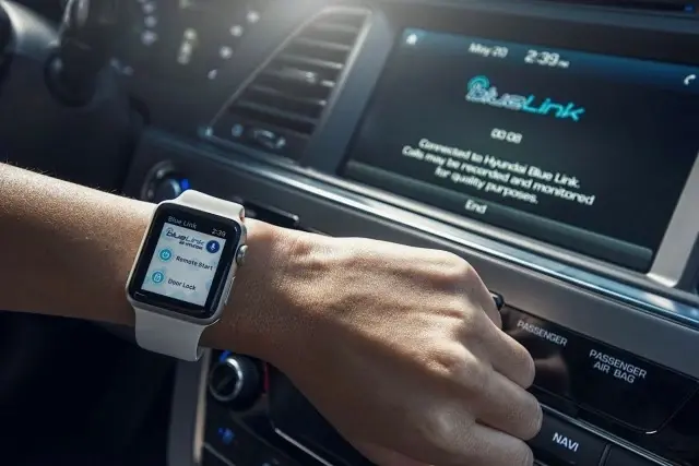 Les véhicules de Hyundai à l'heure de l'Apple Watch