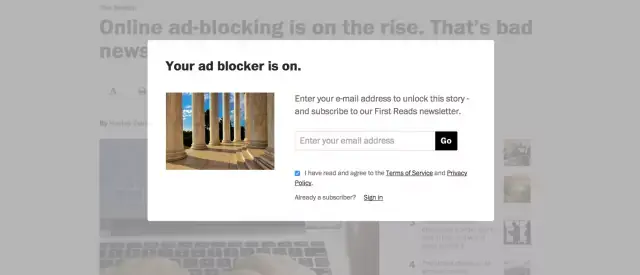 Les utilisateurs d'AdBlock à leur tour bloqués sur un grand nombre de sites internet