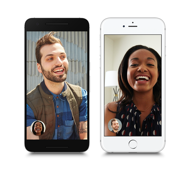 Illustration : Google lance Duo, son "Facetime" pour iOS et Android