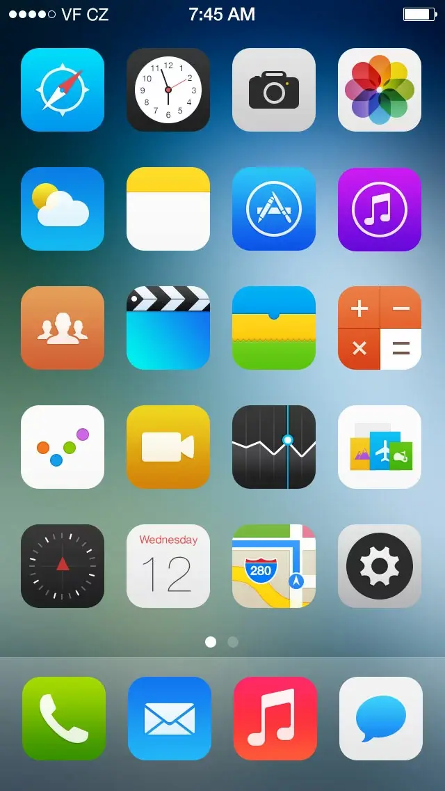 Ces designers, pas convaincus par iOS 7, qui le "redessinent" (+ images)