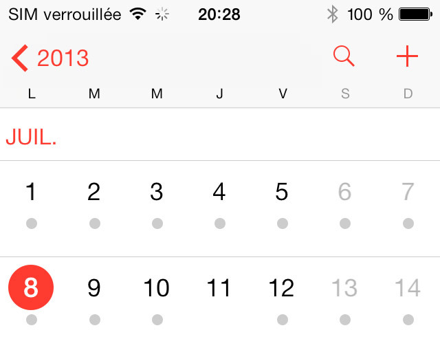 iOS 7 : coup d'oeil sur les (petites) nouveautés