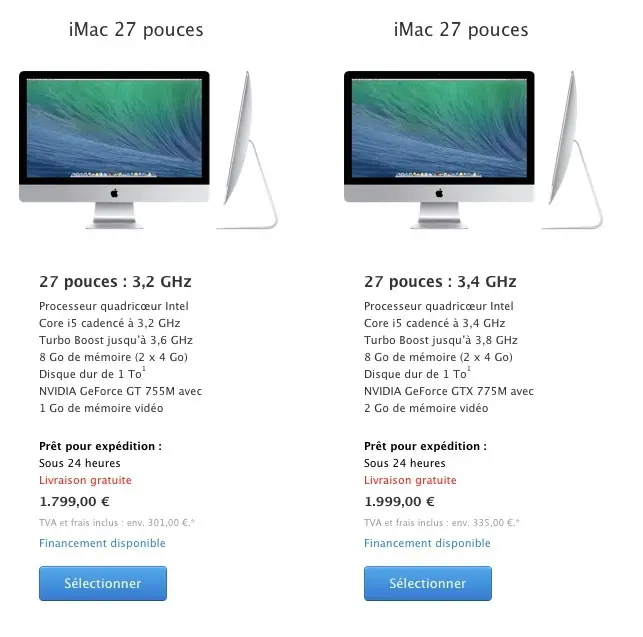 L'Apple Store a rouvert !  Les nouveaux iMac sont là !