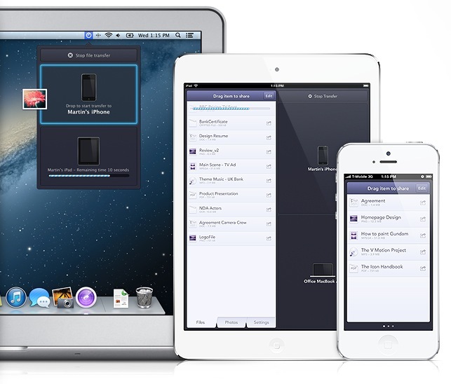 Instashare, le duo iOS / Mac qui rend le partage de fichier trivial