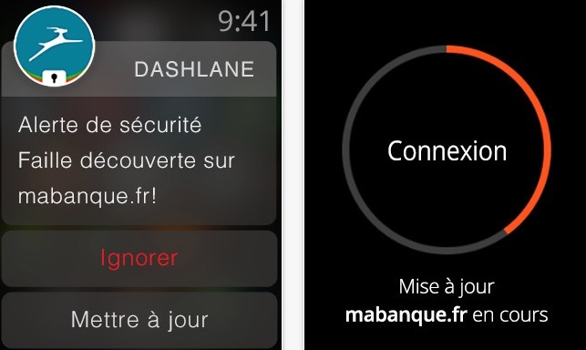 Le gestionnaire de mots de passe Dashlane débarque sur l'Apple Watch