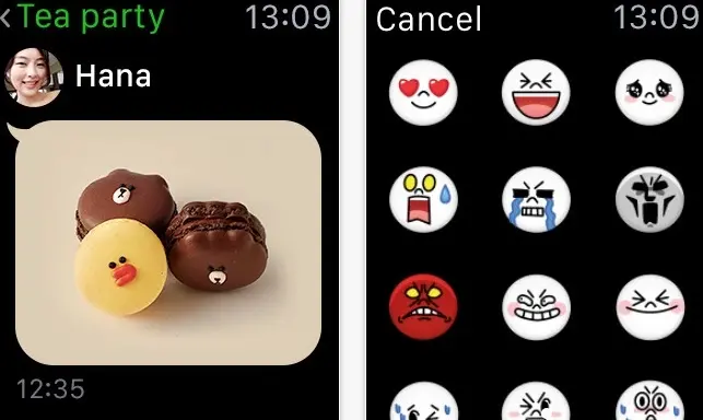 Line ajoute Peek & Pop et une recherche combinée sur iOS