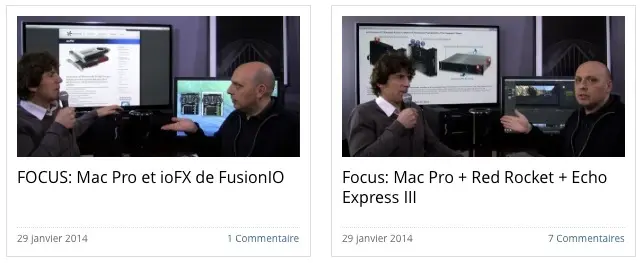 Mac Pro : des interviews en français consacrées aux professionnels de la vidéo