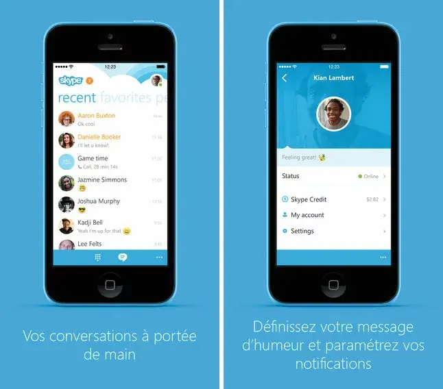 Skype sur iPhone se met à jour : le grand retour des messages vocaux