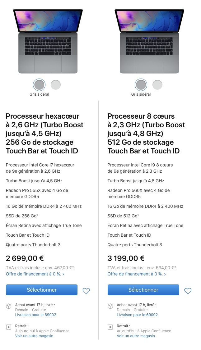 Les MacBook Pro 15" s'offrent un rabais de 100 euros (bientôt répercuté chez Amazon ?)