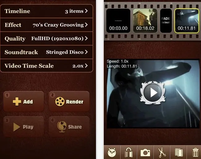 Vintagio ajoute gratuitement une touche "old school" aux vidéos sur iPhone