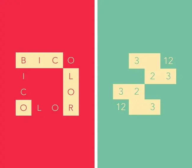 1button vous fait jouer avec les couleurs dans son nouveau titre Bicolore