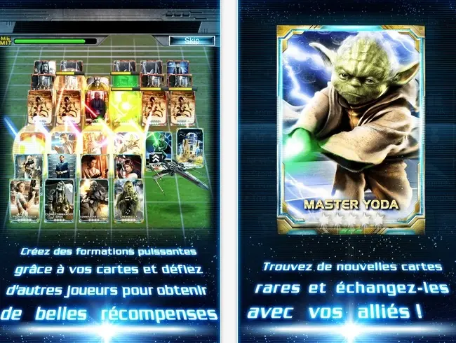 Star Wars : Force Collection accueille de nouvelles cartes 5 étoiles sur iOS