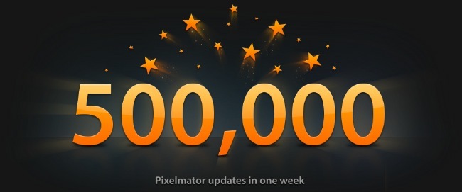 Pixelmator : un demi-million de téléchargements en une semaine