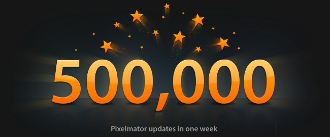 Pixelmator : un demi-million de téléchargements en une semaine