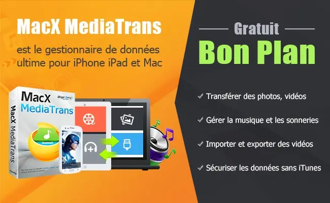 Une clef gratuite pour MacX MediaTrans, couteau suisse pour gérer l'iPhone sur Mac