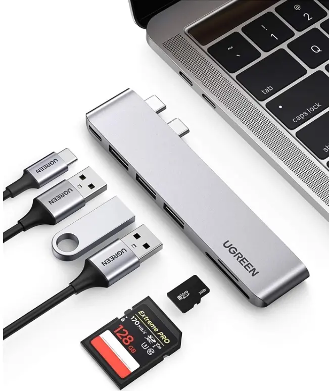 Promos Ugreen : 2 câbles USB-C à 9€, USB-C/Lightning MFi à 9€, hub USB-C à 14€