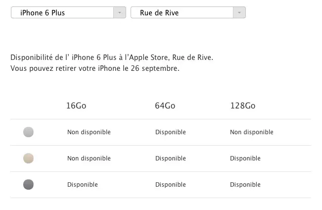 Suisse : les réservations d'iPhone 6 en Apple Store sont ouvertes !