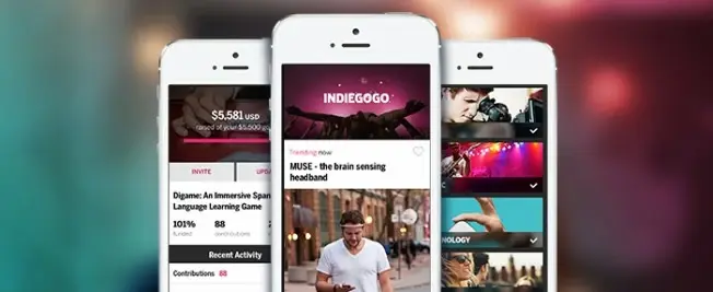 Indiegogo possède sa propre application iPhone