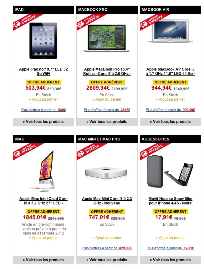 C'est parti pour le Black Friday Apple sur le site de la Fnac