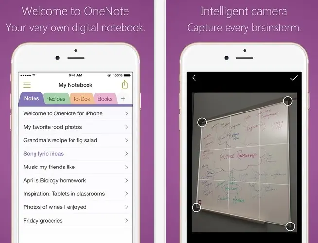 OneNote est désormais optimisée pour l'iPhone 6 et se met à Touch ID