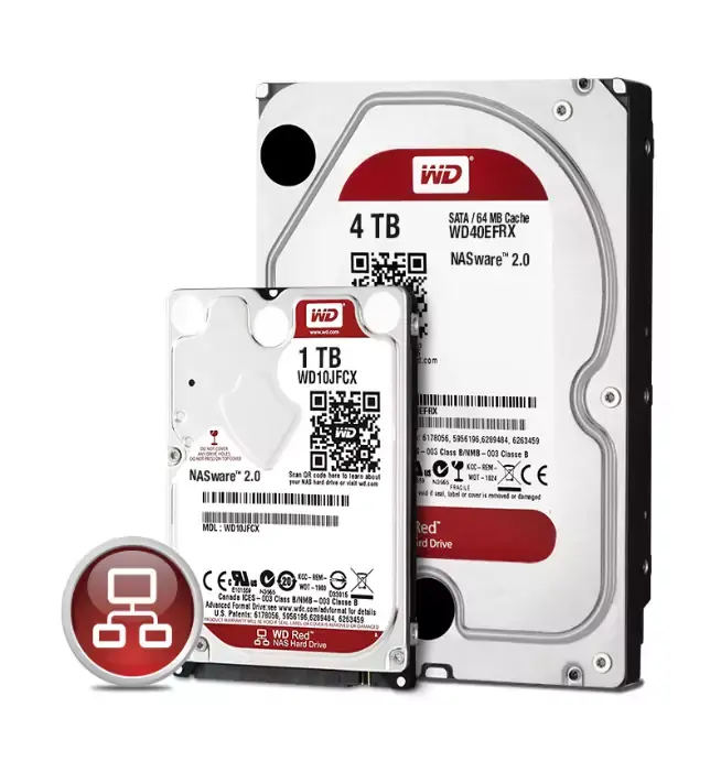 Des disques durs Red pour NAS en 2,5" ou en 4 To chez WD