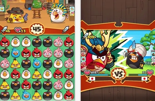 Finis les oiseaux qui volent, Angry Birds se la joue Candy Crush