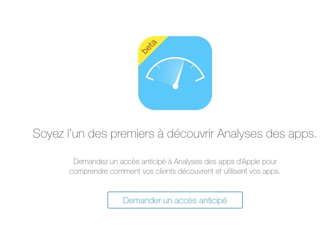 Apple propose un outil d'analyse des apps à ses développeurs (sur pré-inscription)