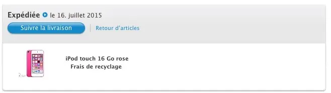 Début des expéditions pour les nouveaux iPod Touch !