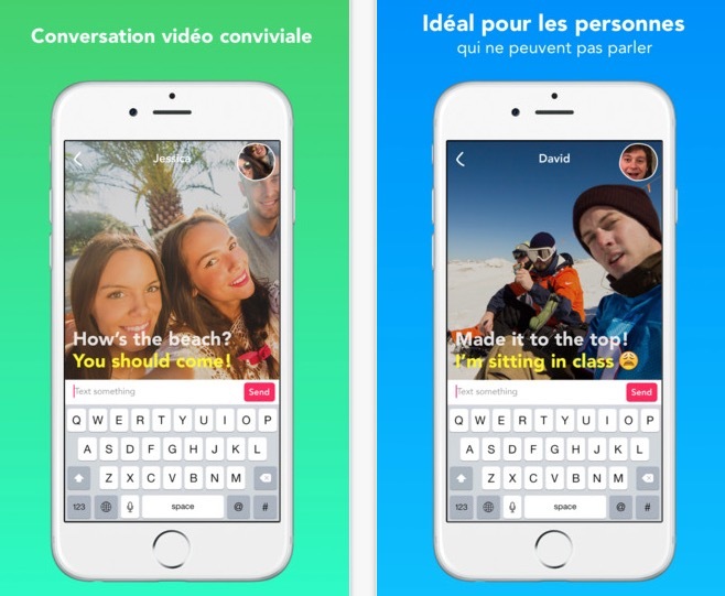 Yahoo Livetext, une nouvelle messagerie vidéo (mais muette) est disponible sur iOS