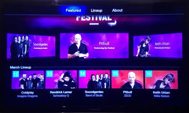 Un nouveau canal iTunes Festival sur Apple TV